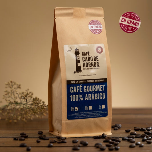 Café Cabo de Hornos Gourmet 100% Arábica Grano 250 gr