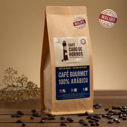 Café Cabo de Hornos Gourmet 100% Arábica Molido 250 gr