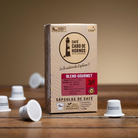 Café Cabo de Hornos Cápsulas Gourmet Blend (compatibles Nespresso)