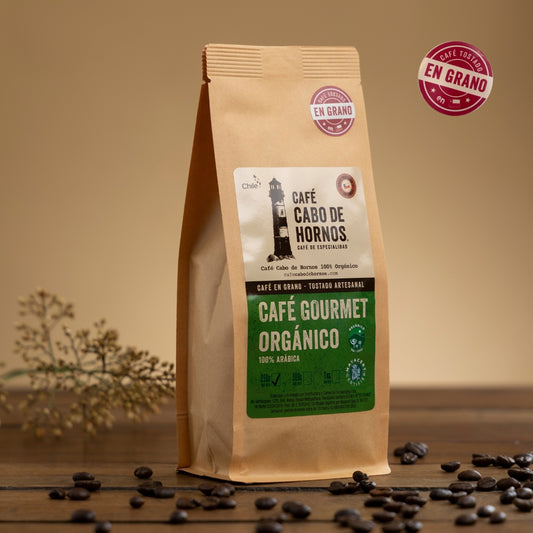 Café Cabo de Hornos Gourmet 100% Orgánico Grano 250 gr