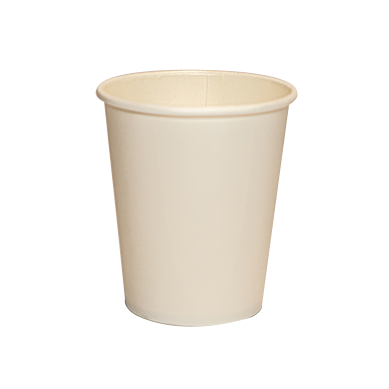 Vaso ECO 1 capa. 8 oz horeca PLA Biodegradable - Blanco