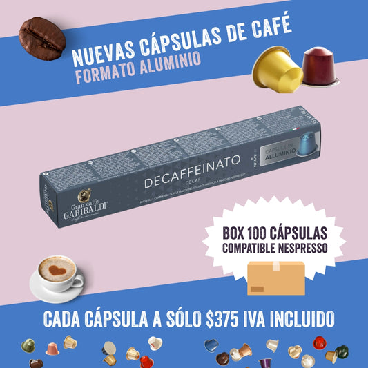 Cápsulas de Aluminio Decaffeinato