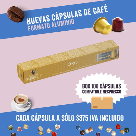 Cápsulas de Aluminio Oro