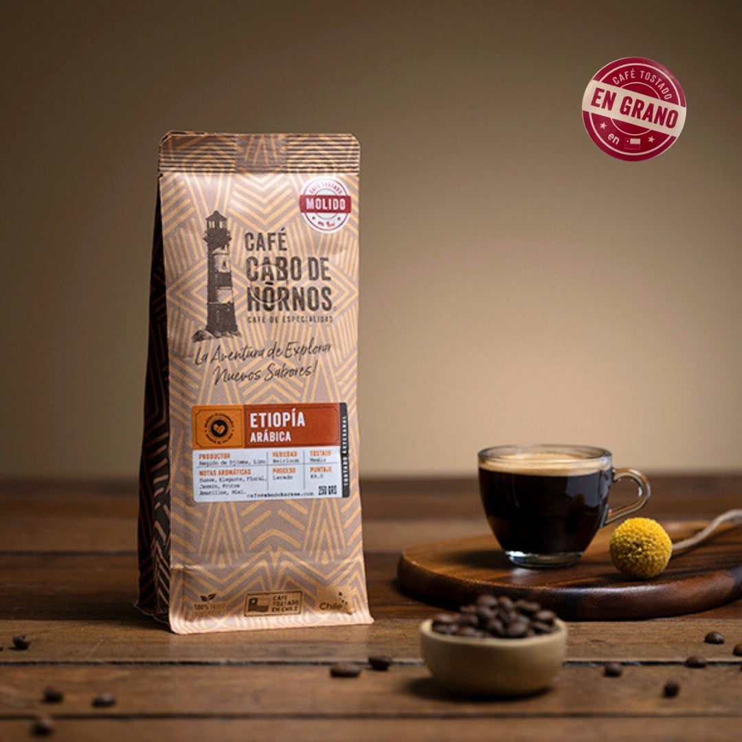 Café Cabo de Hornos Especialidad Etiopía Grano 250 gr